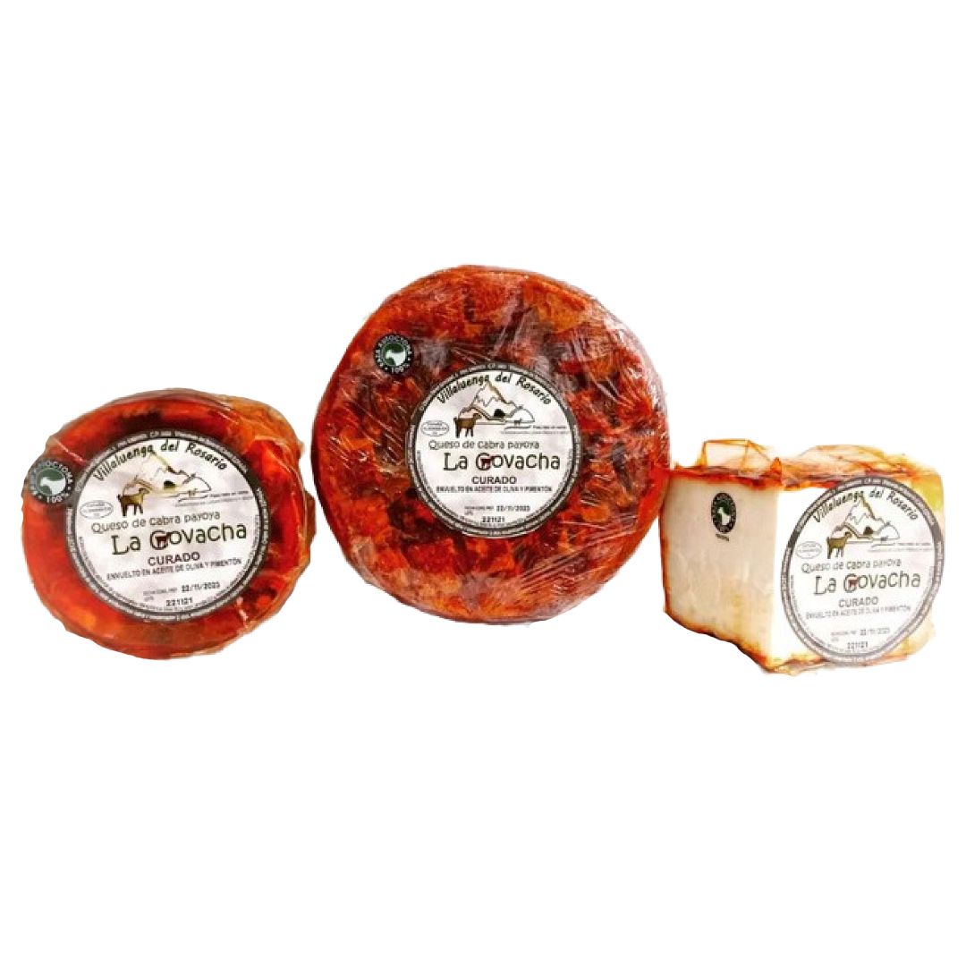 Queso curado de cabra payoya con pimentón